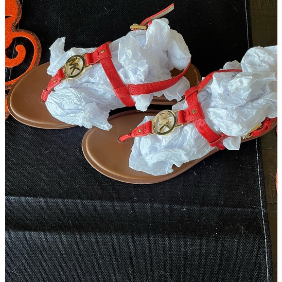 Michael Kors Red Orange  Sandals US 7 - Picture 3 of 6